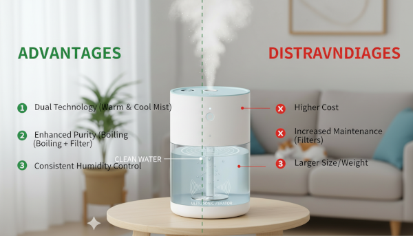 ハイブリッド式加湿器のメリット・デメリット
