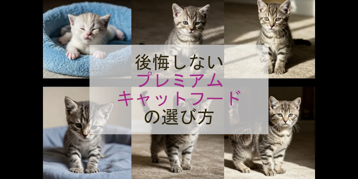 プレミアムキャットフードの選び方
