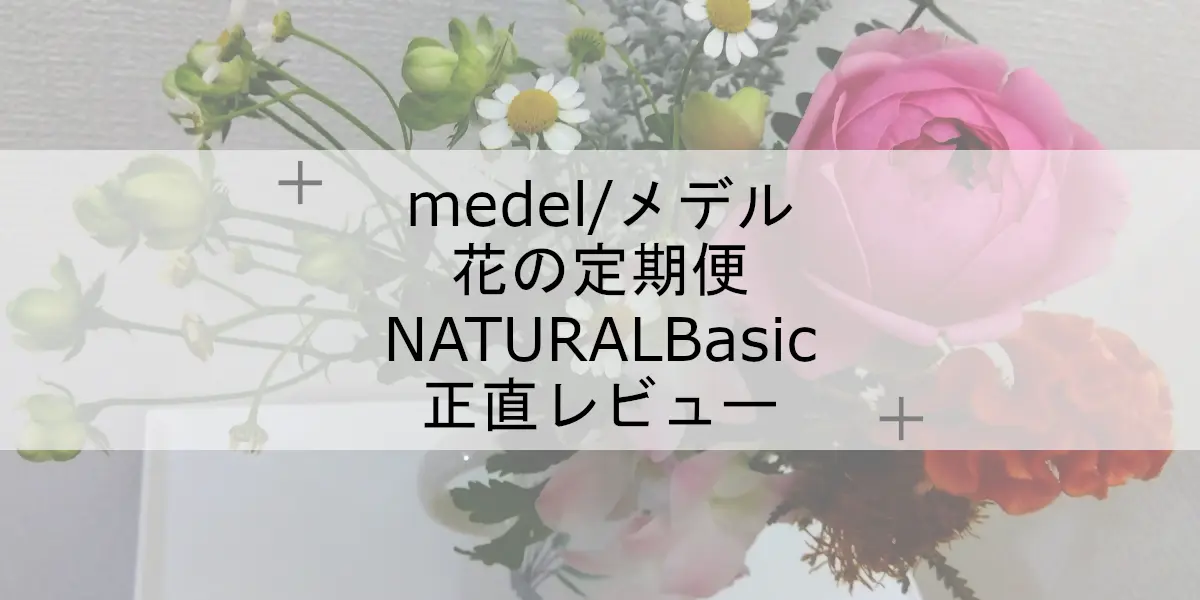 medelのNATURAコースBasicプランレビュー