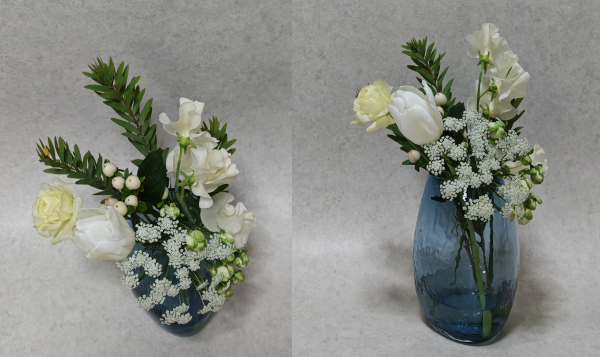 アンドプランツお花の定期便ミディアムお花の経過