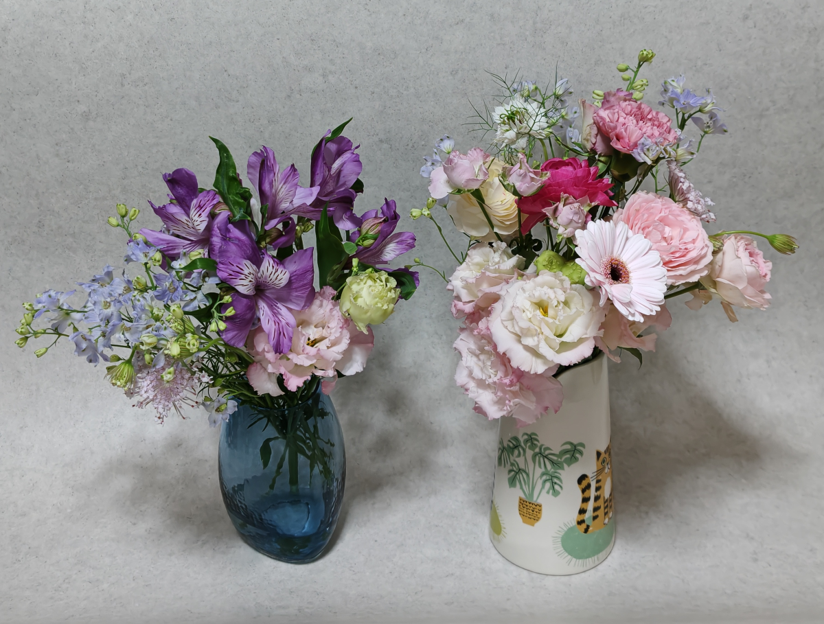 FLOWERの季節のおまかせブーケが届く定期便04/05到着分１