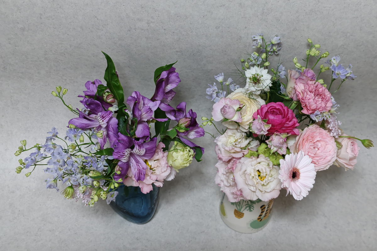 FLOWERの季節のおまかせブーケが届く定期便04/05到着分２