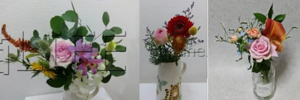 ANYROOMコースのお花